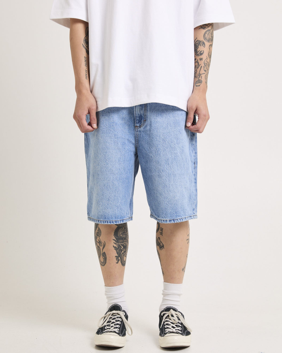 L-Five Biggie Baggy Shorts BREAKERS BLUE