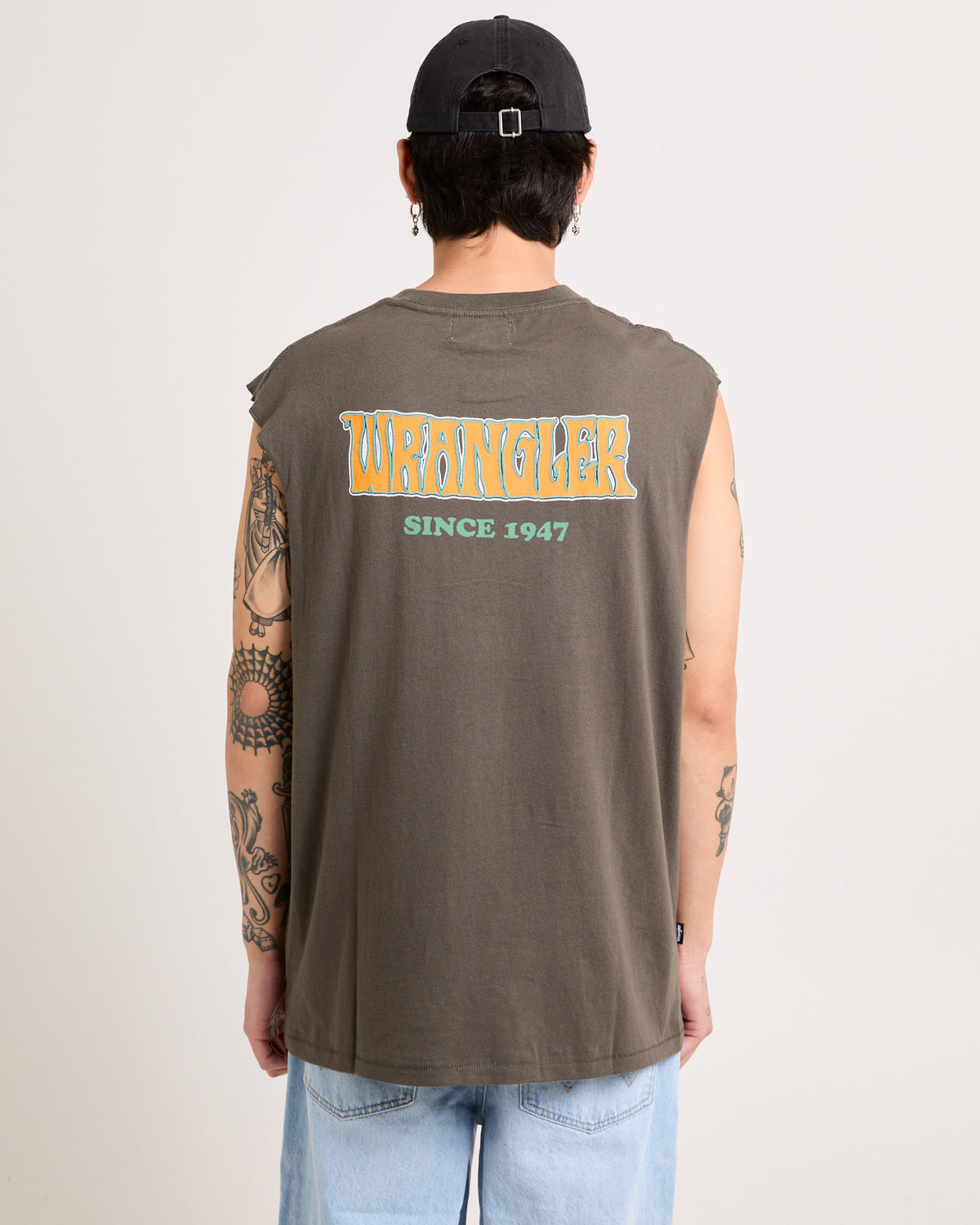 Hollow Fangs Muscle Tee DARK SLATE