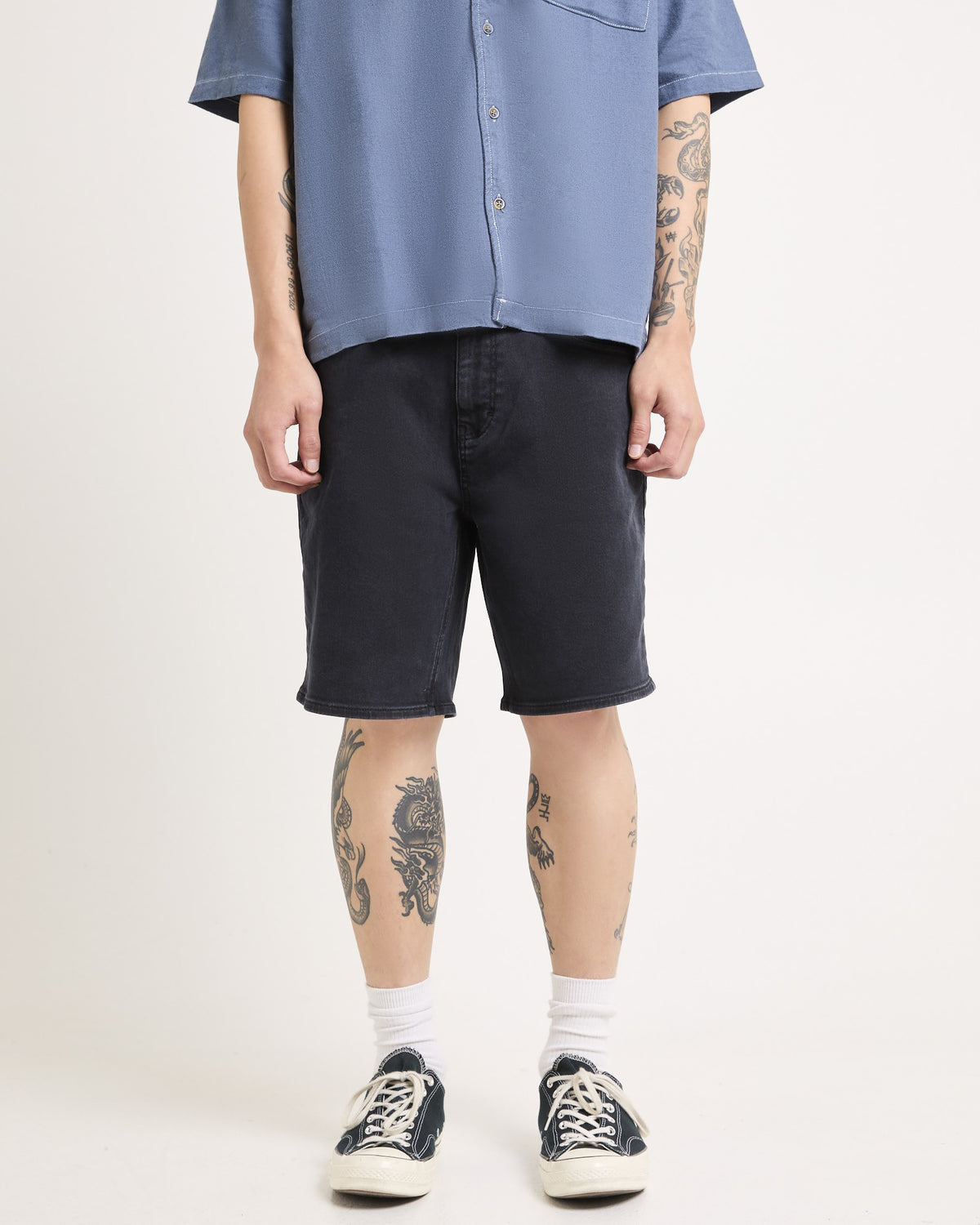 L-Two Slim Shorts OUTER LIMITS BLK