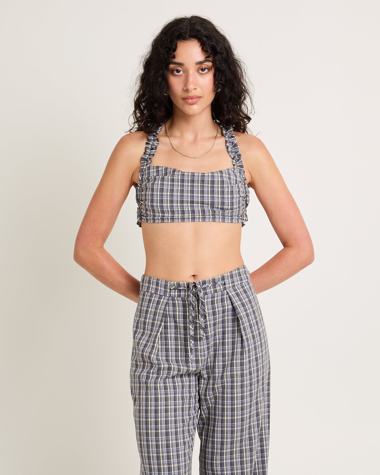 Dion Gathered Micro Top