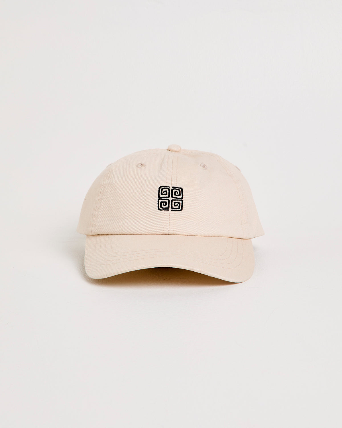 Spiros Logo Core Cap ECRU