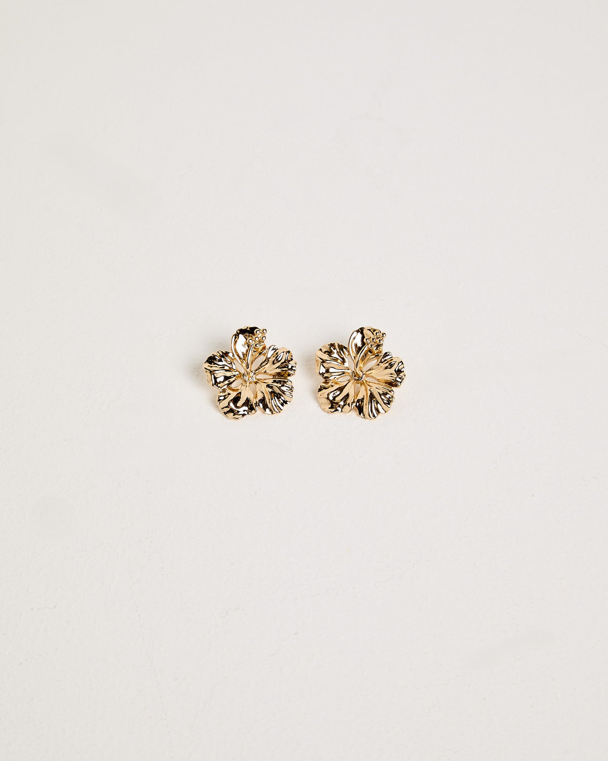 Flora Flower Earings GOLD