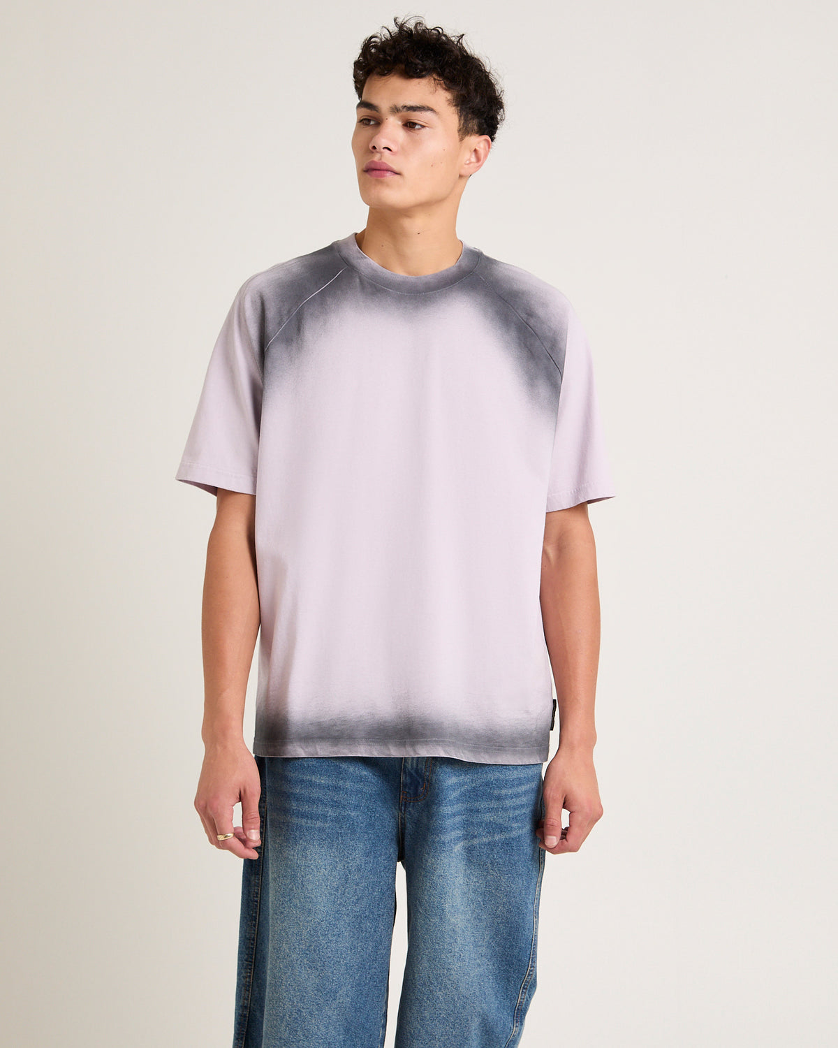 Liminal Sprayed T-Shirt PURPLE