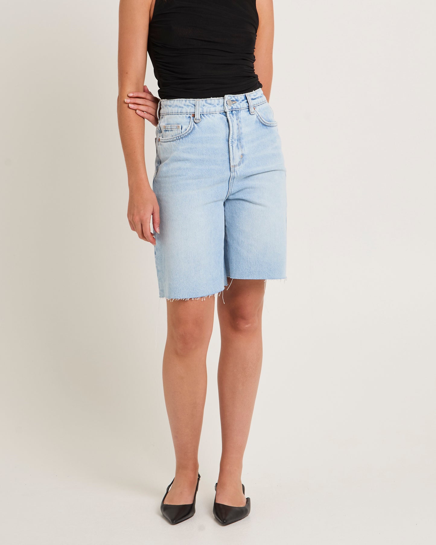 Phoebe Denim Shorts Jetlag