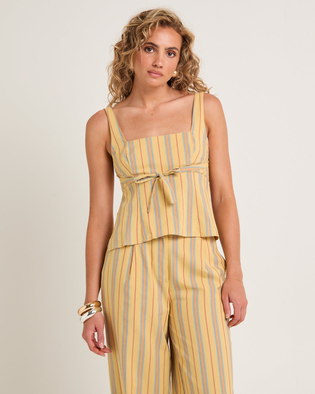 Vienna Tie Top STRIPE