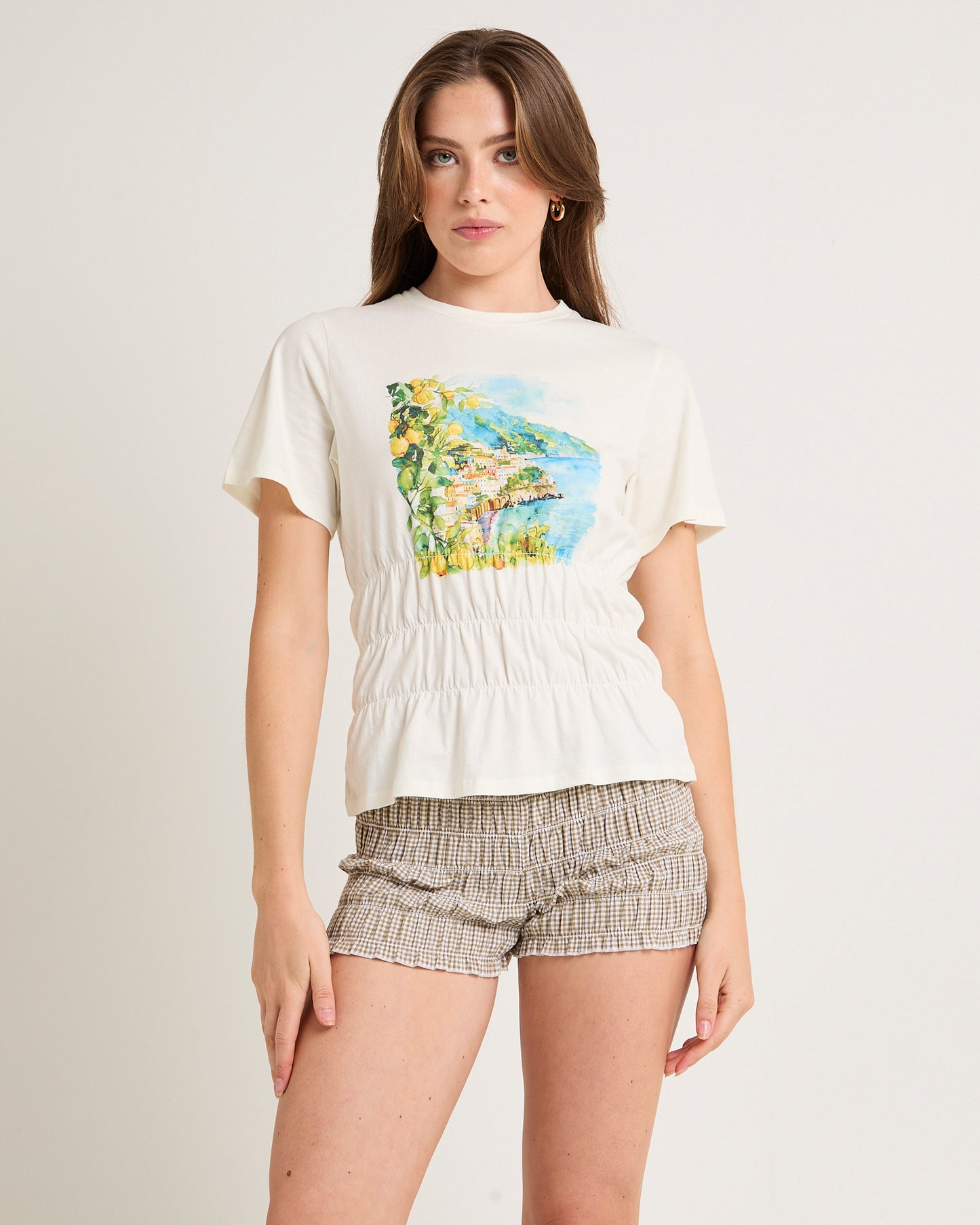 Ross Gathered T-Shirt