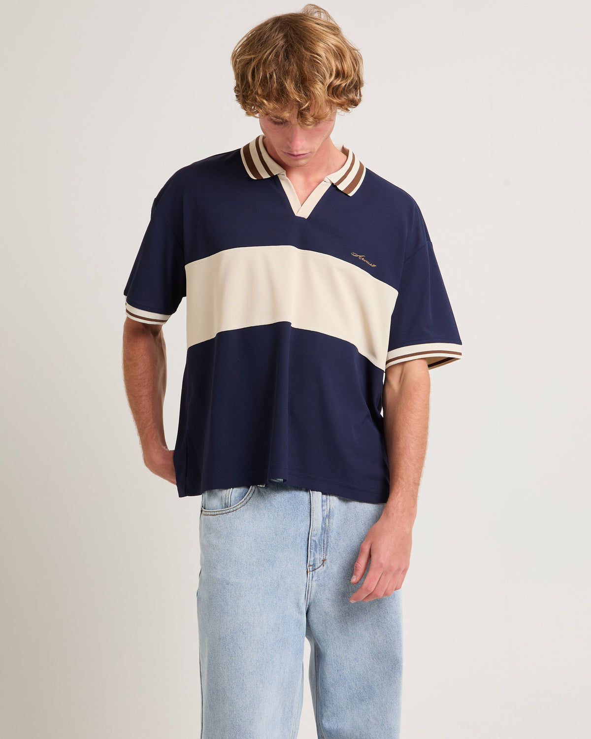 Archive Panel Jersey NAVY
