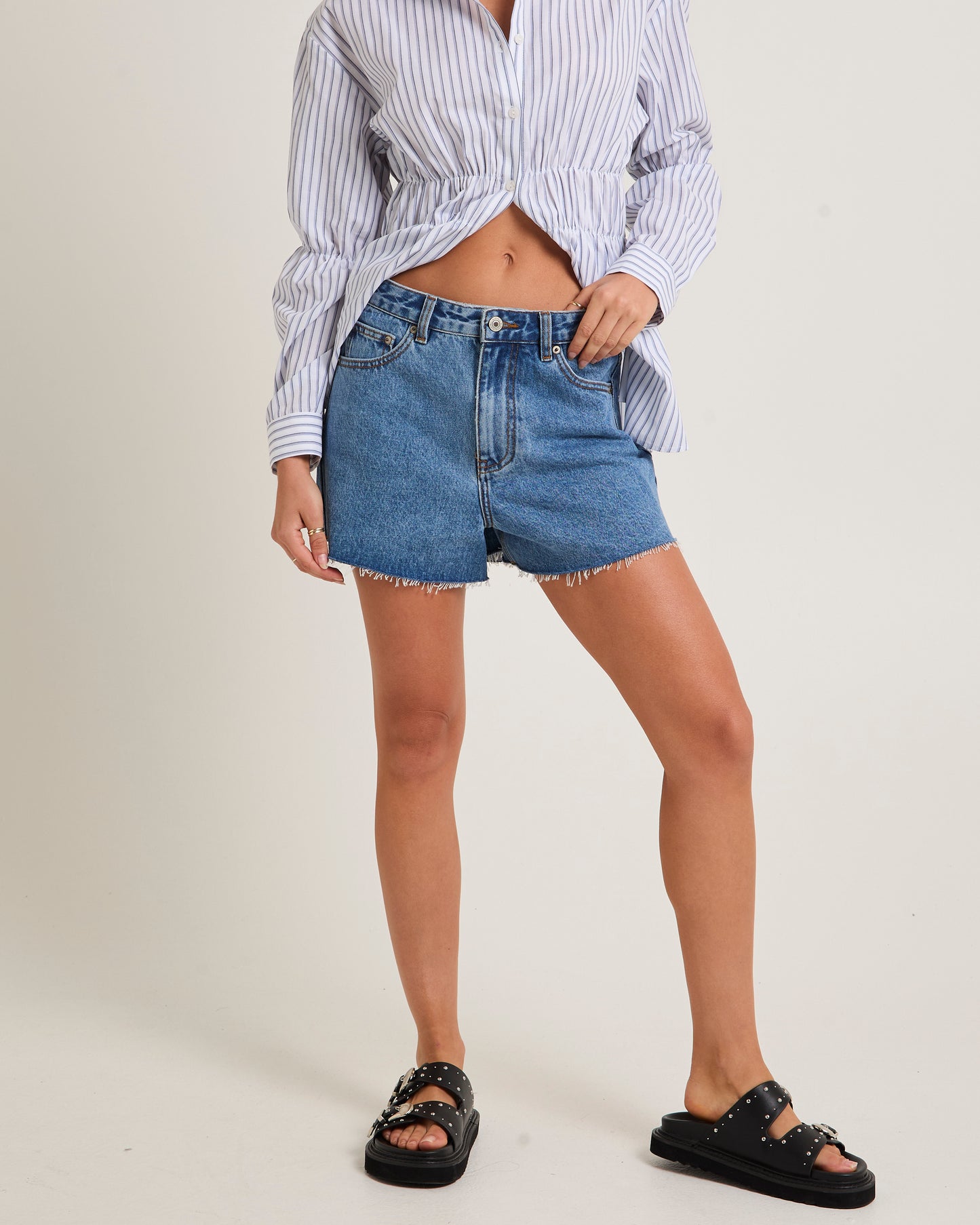 Millie A-Line Denim Shorts