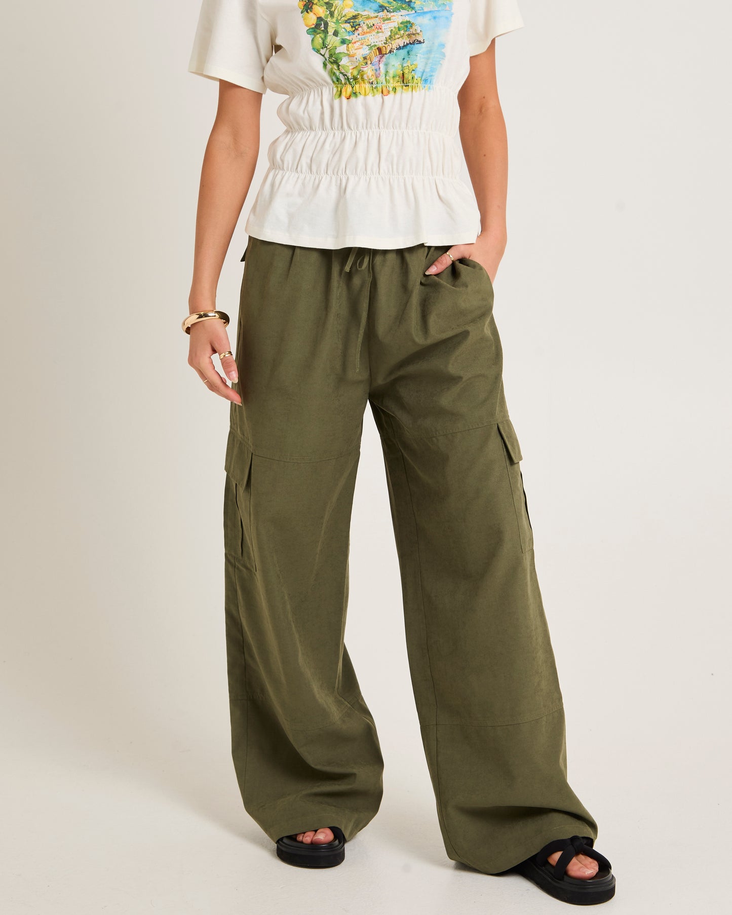 Mia Drap Cargo Pants