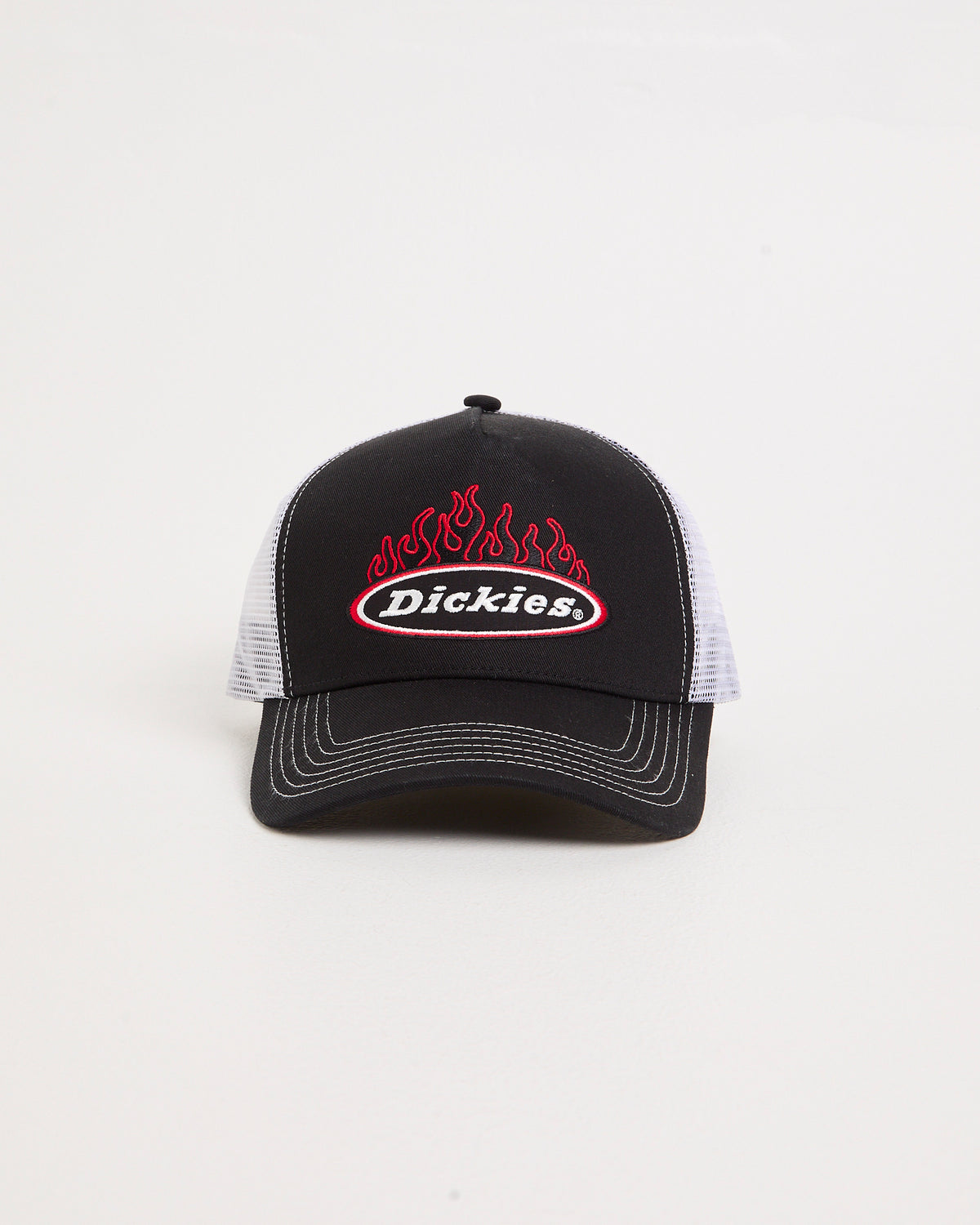 Fire Boy Trucker Cap BLACK/WHITE