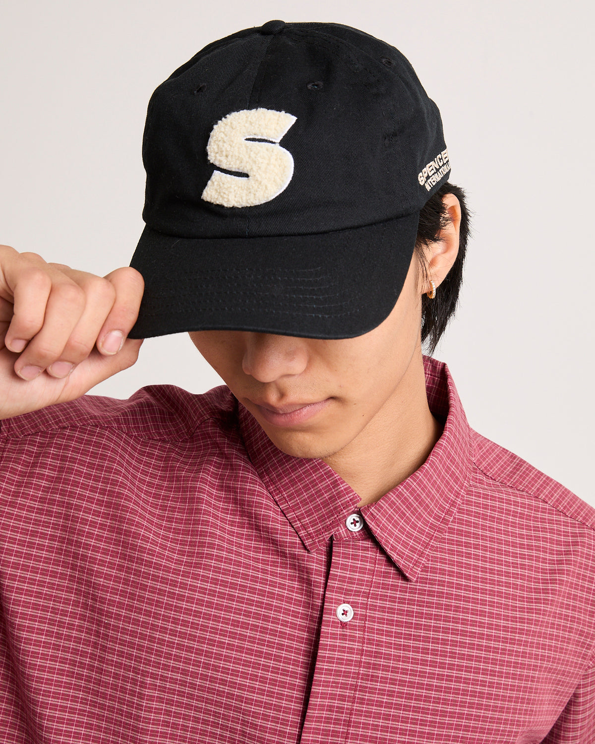Chenille S Cap BLACK