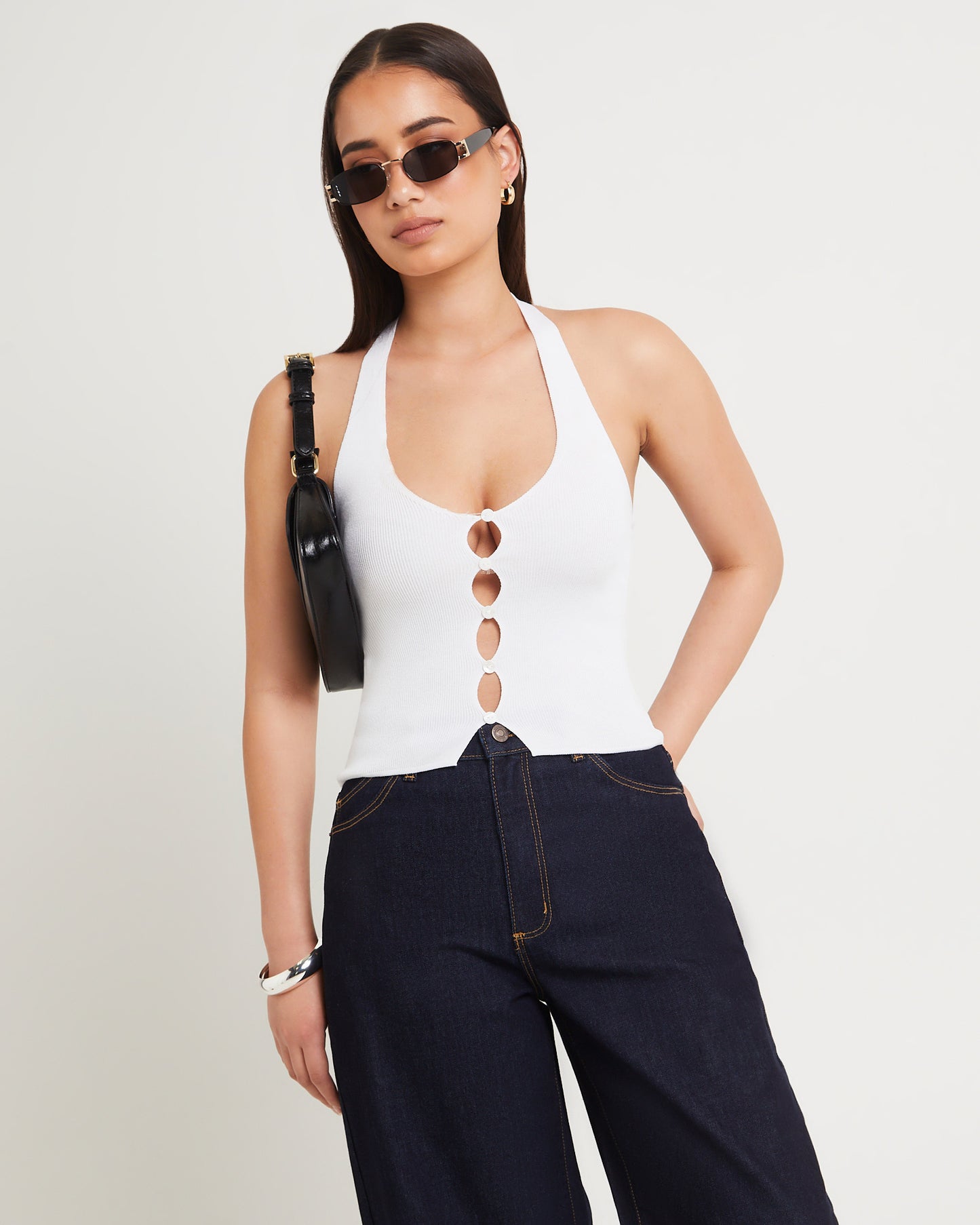 Kaia Keyhole Halter Top