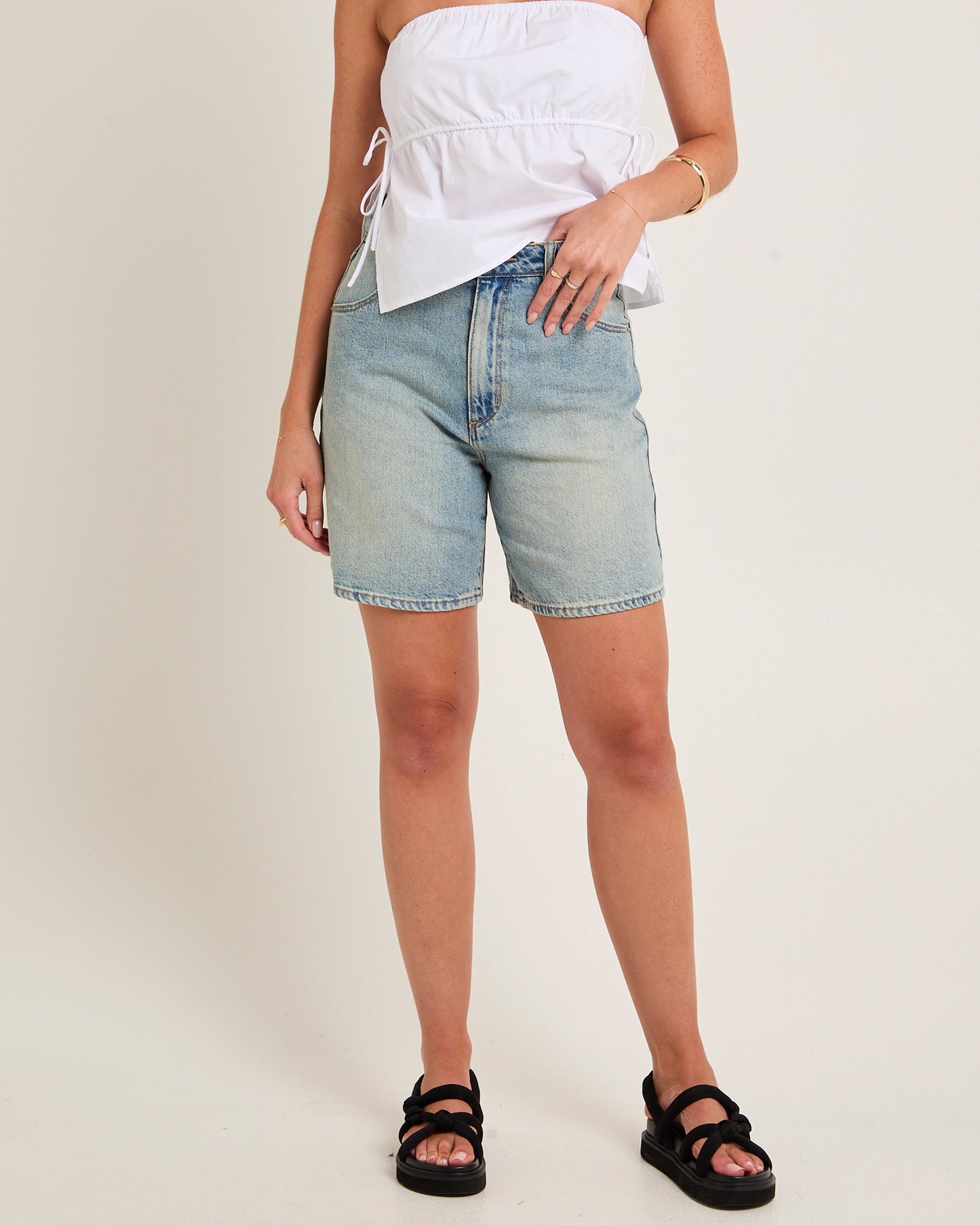 Super Mirage Denim Shorts