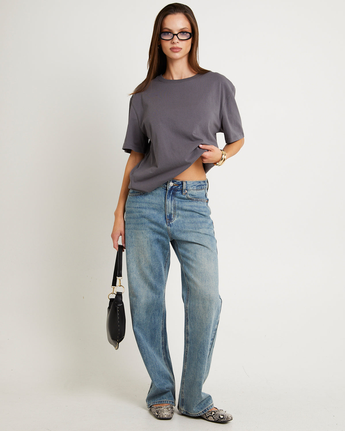 Oversized T-Shirt PEWTER