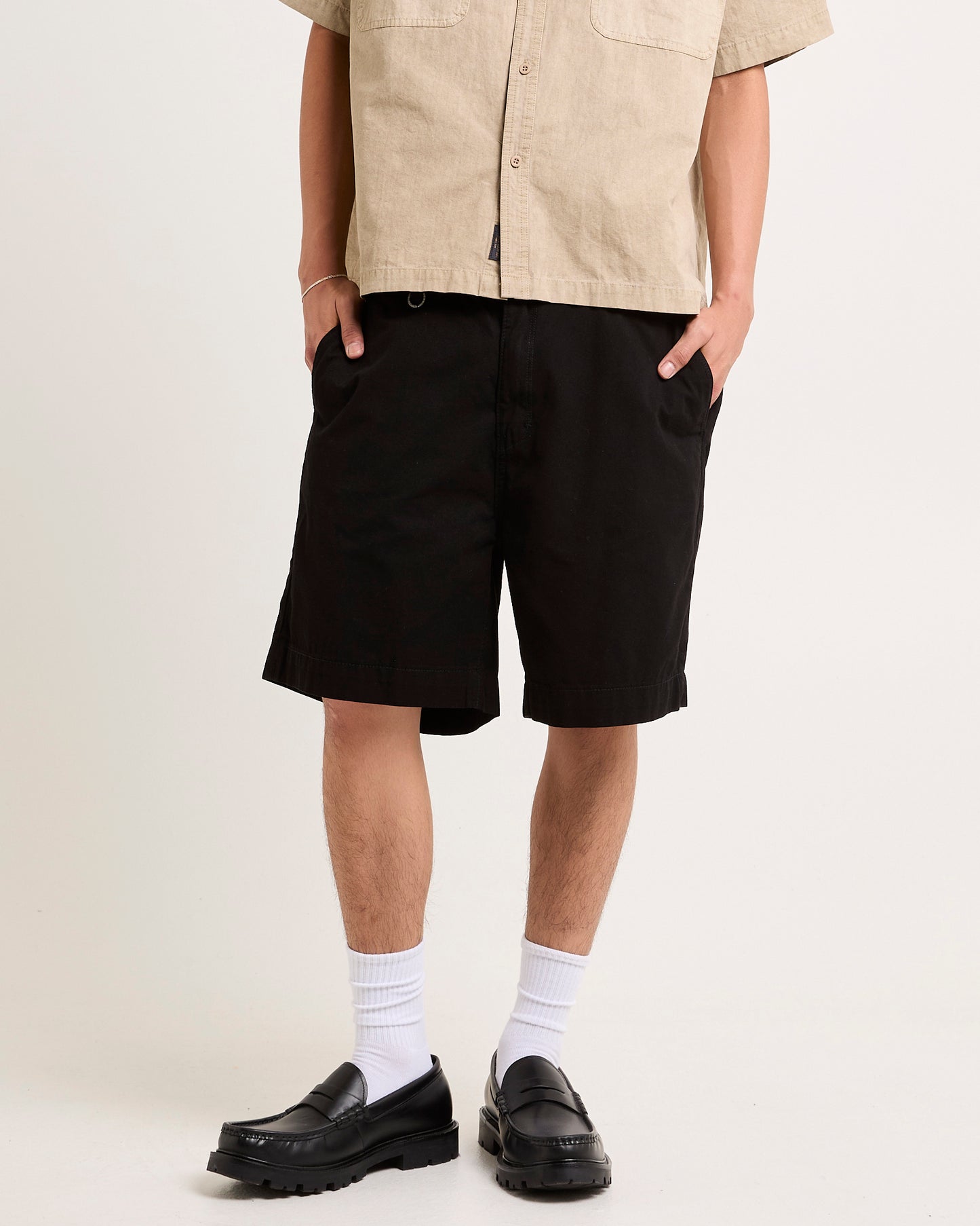 River Relaxed Denim Shorts