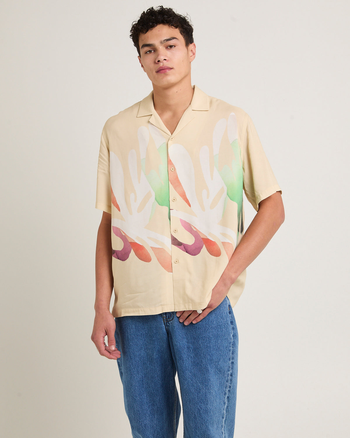 Nico Short Sleeve Resort Shirt COFFEE