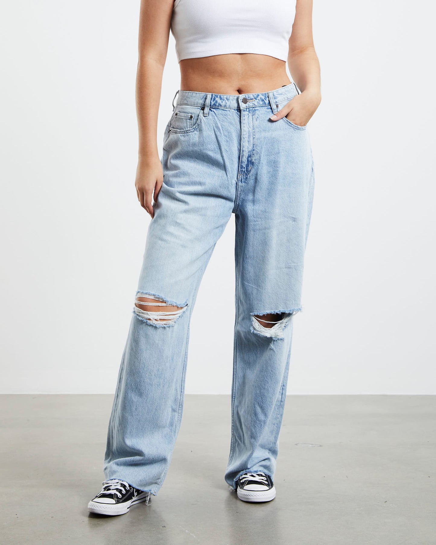 High Baggy Denim Jeans