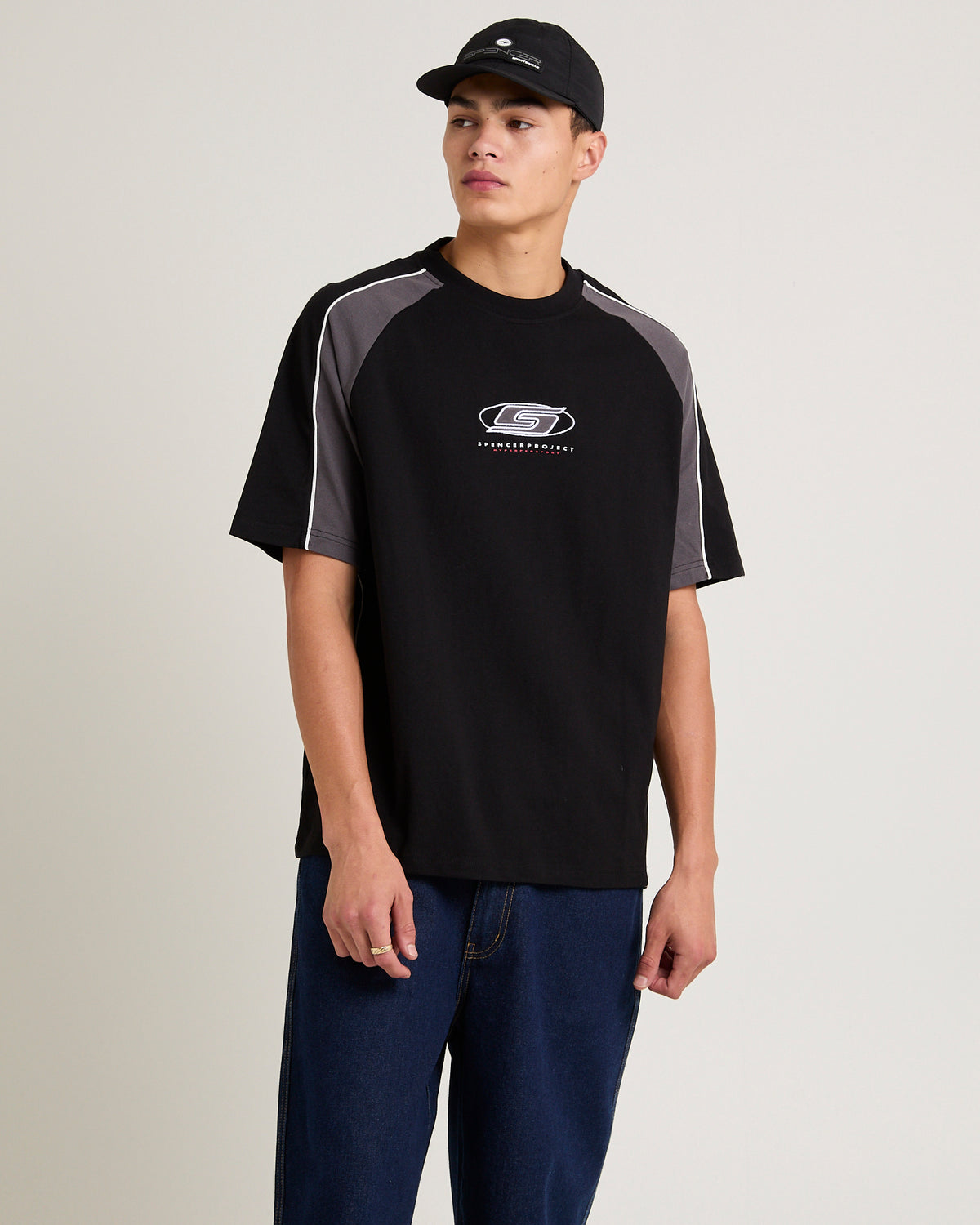 Glitch Y2K T-Shirt BLACK