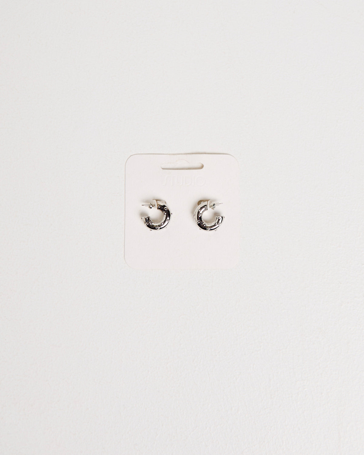 Ollie Hoop Earrings SILVER