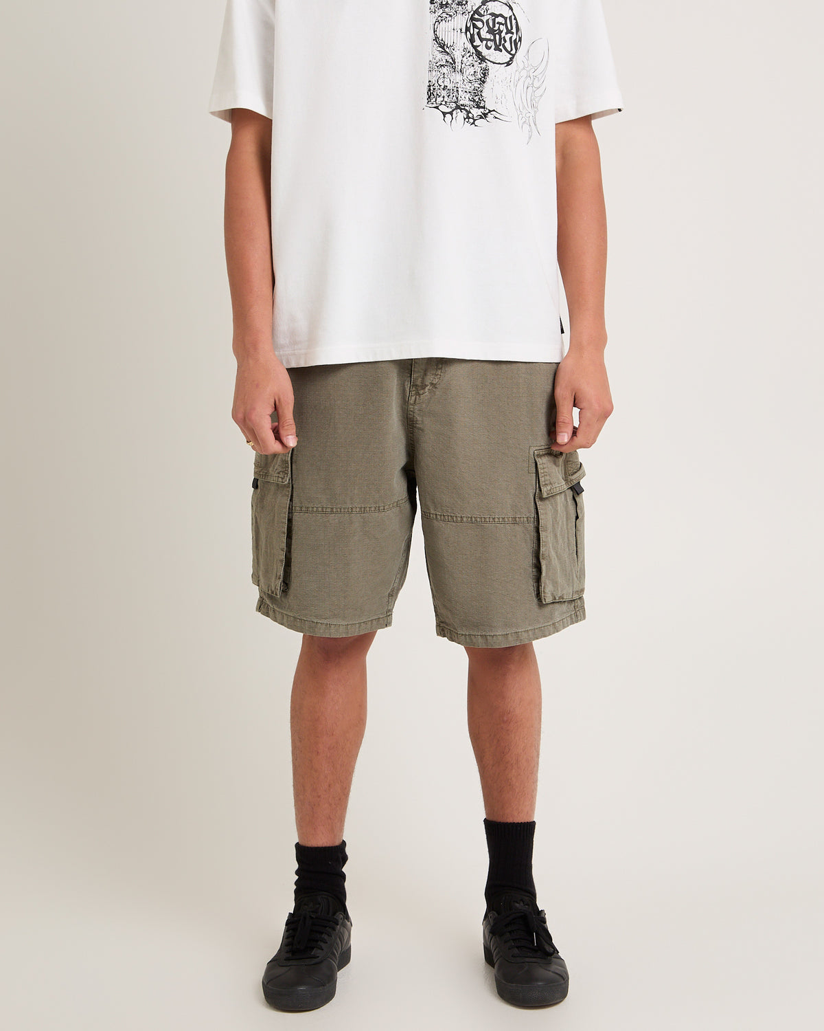 Deverell Vintage Cargo Shorts FATIGUE