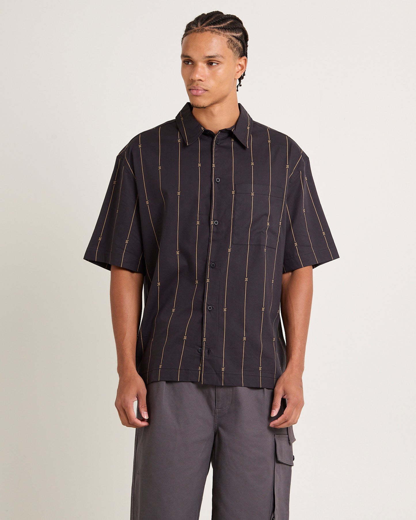 A Stripe Recycled Short Sleeve Shirt