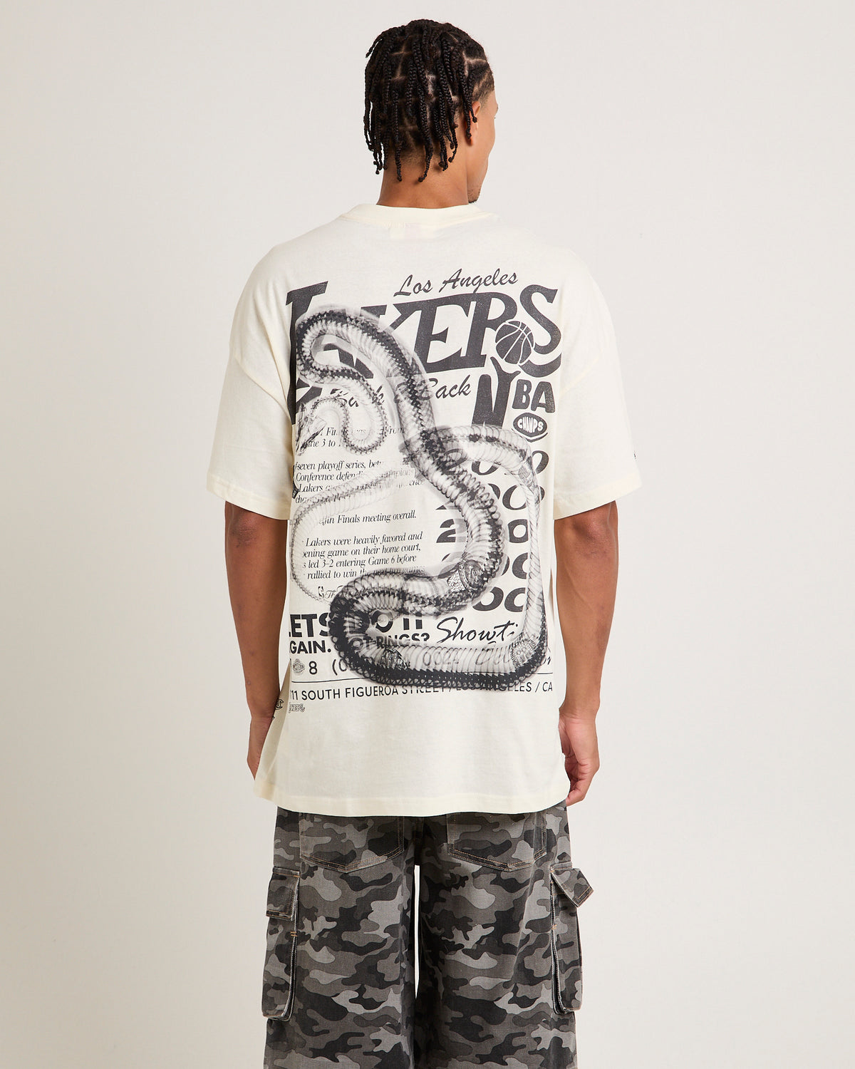 Los Angeles Lakers Radiograph Gold Rings T-Shirt SUGAR SWIZZLE