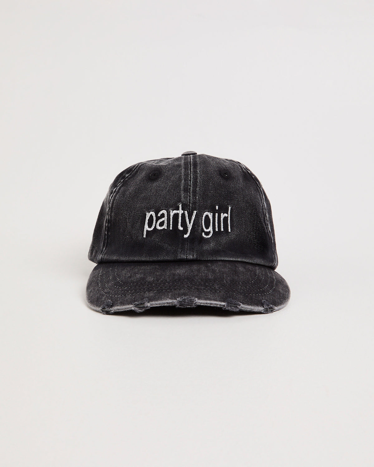 Party Girl Cap WASHED BLACK