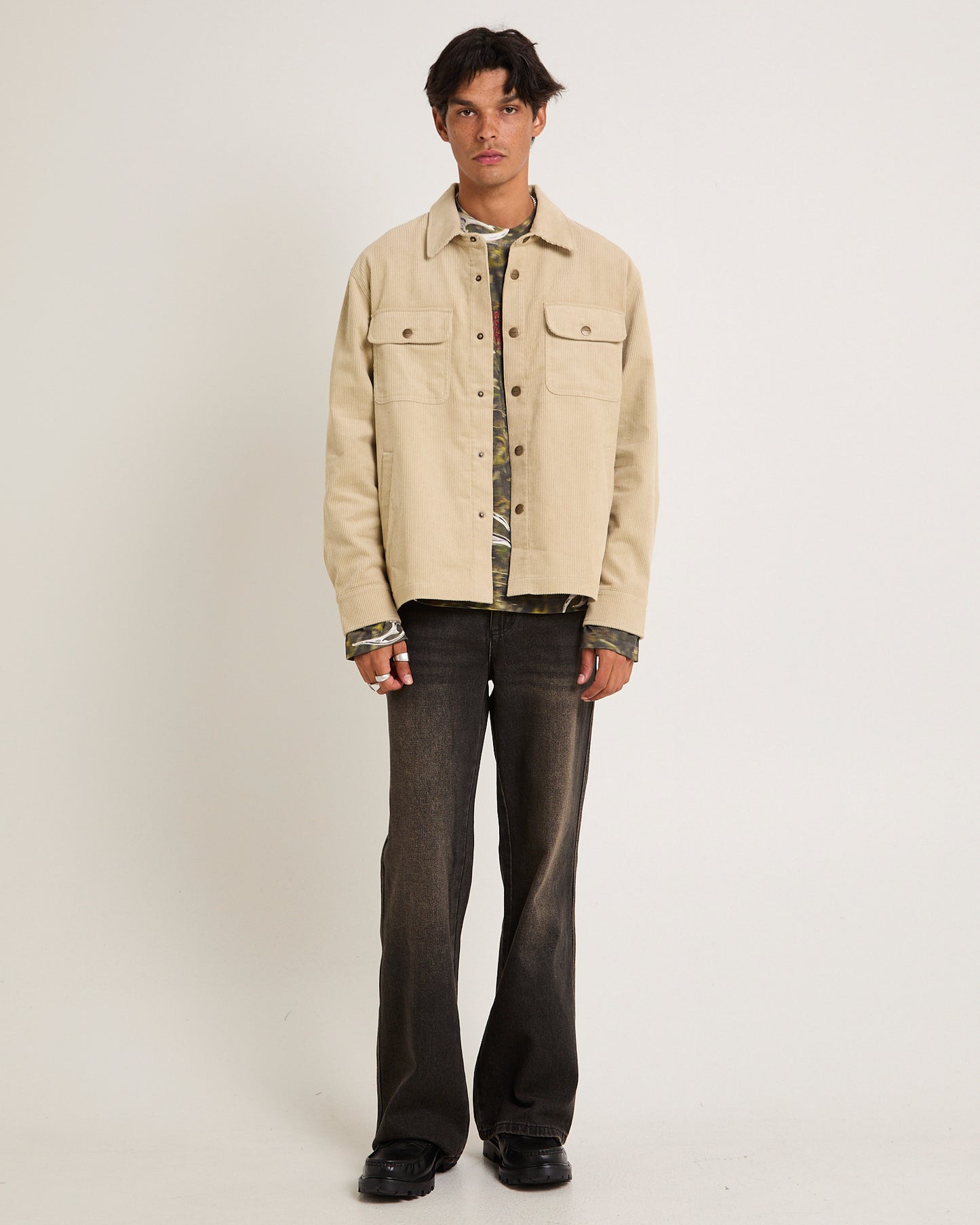 Conditions Corduroy Long Sleeve Overshirt