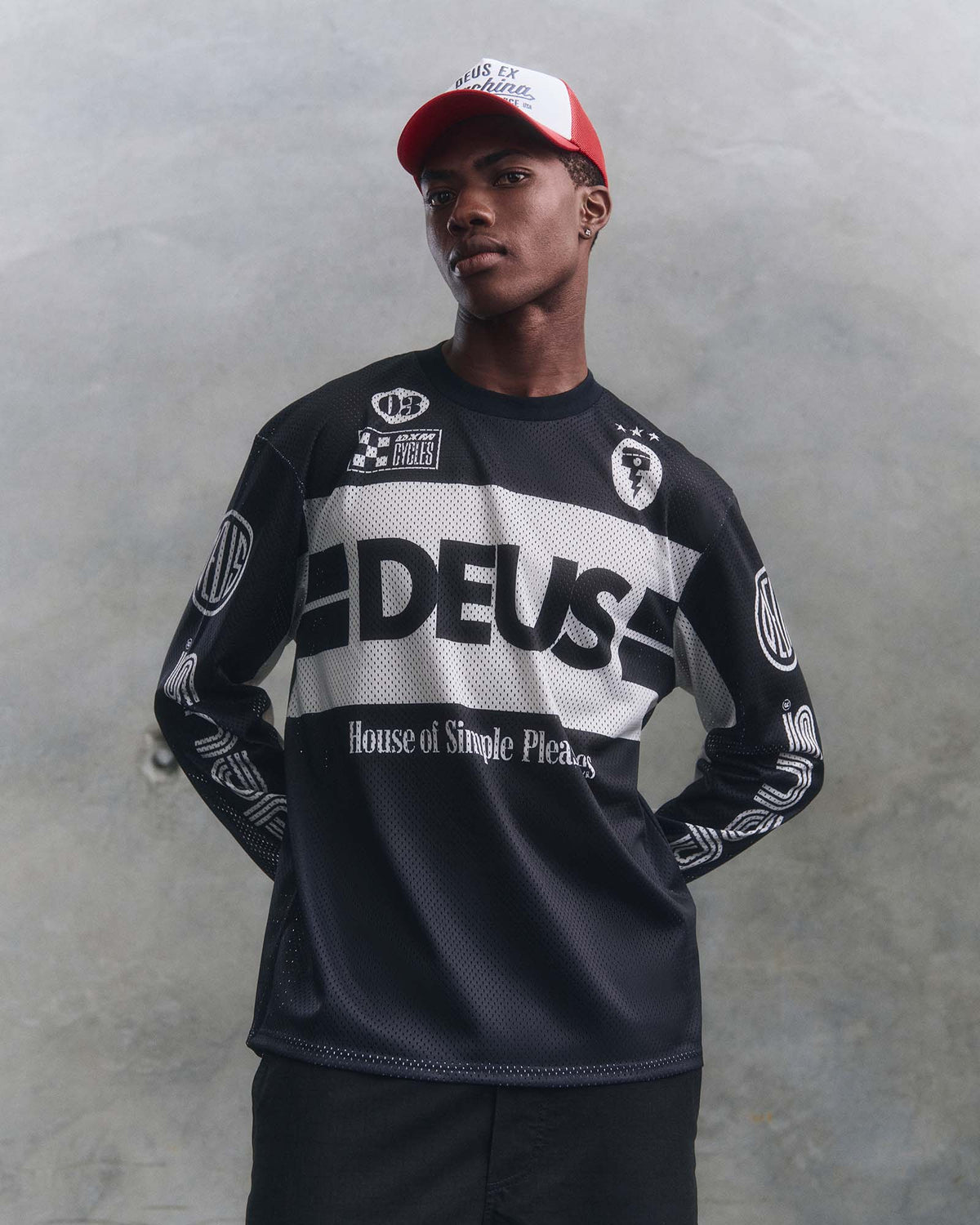 Off Road Moto Jersey Black