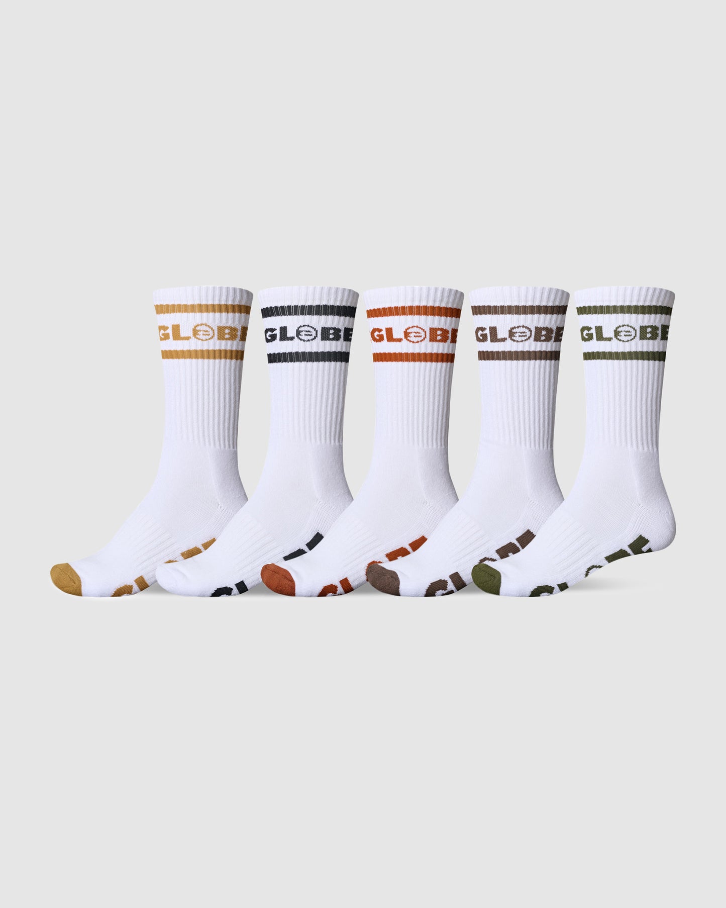 Tilt Hi Crew Socks 5 Pack