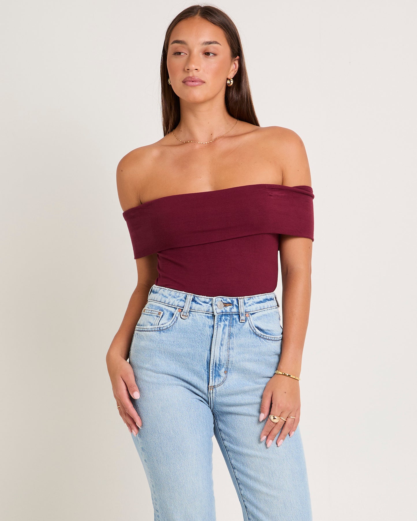 Lia Cold Shoulder Top