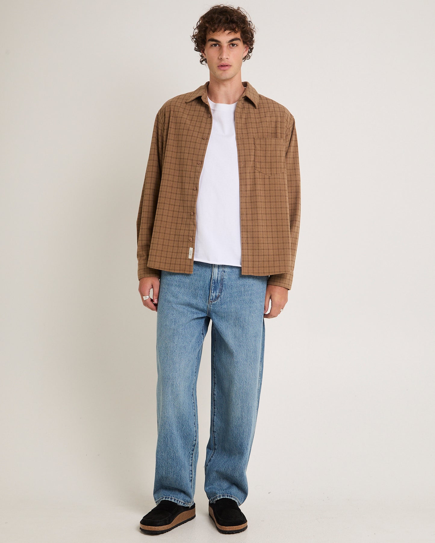 Steezy Relaxed Denim Jeans Used Indigo