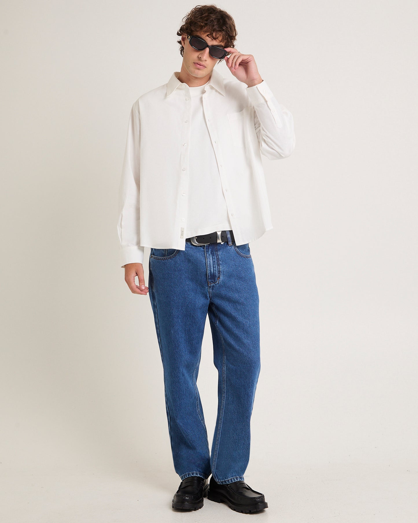 Script Oxford Long Sleeve Shirt