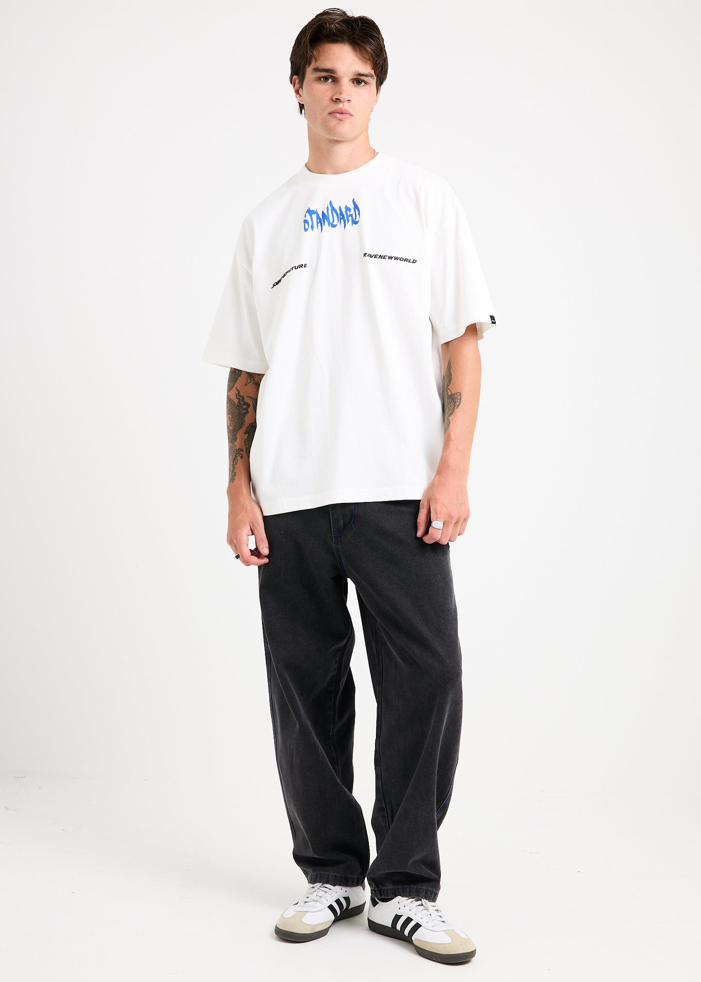 Sticker Wide Boy Denim Jeans