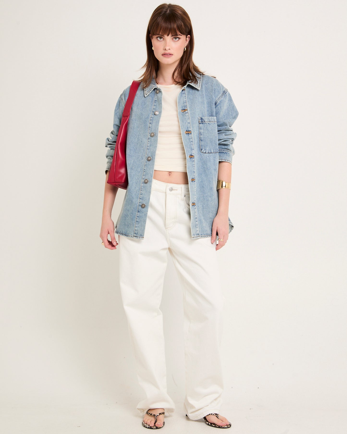 Denim Over Shirt