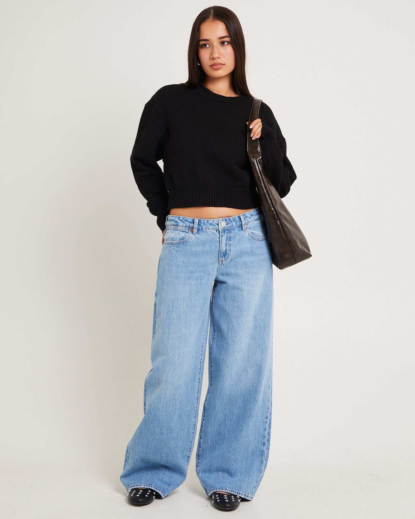 Low Farrah Baggy Denim Jeans Blue River