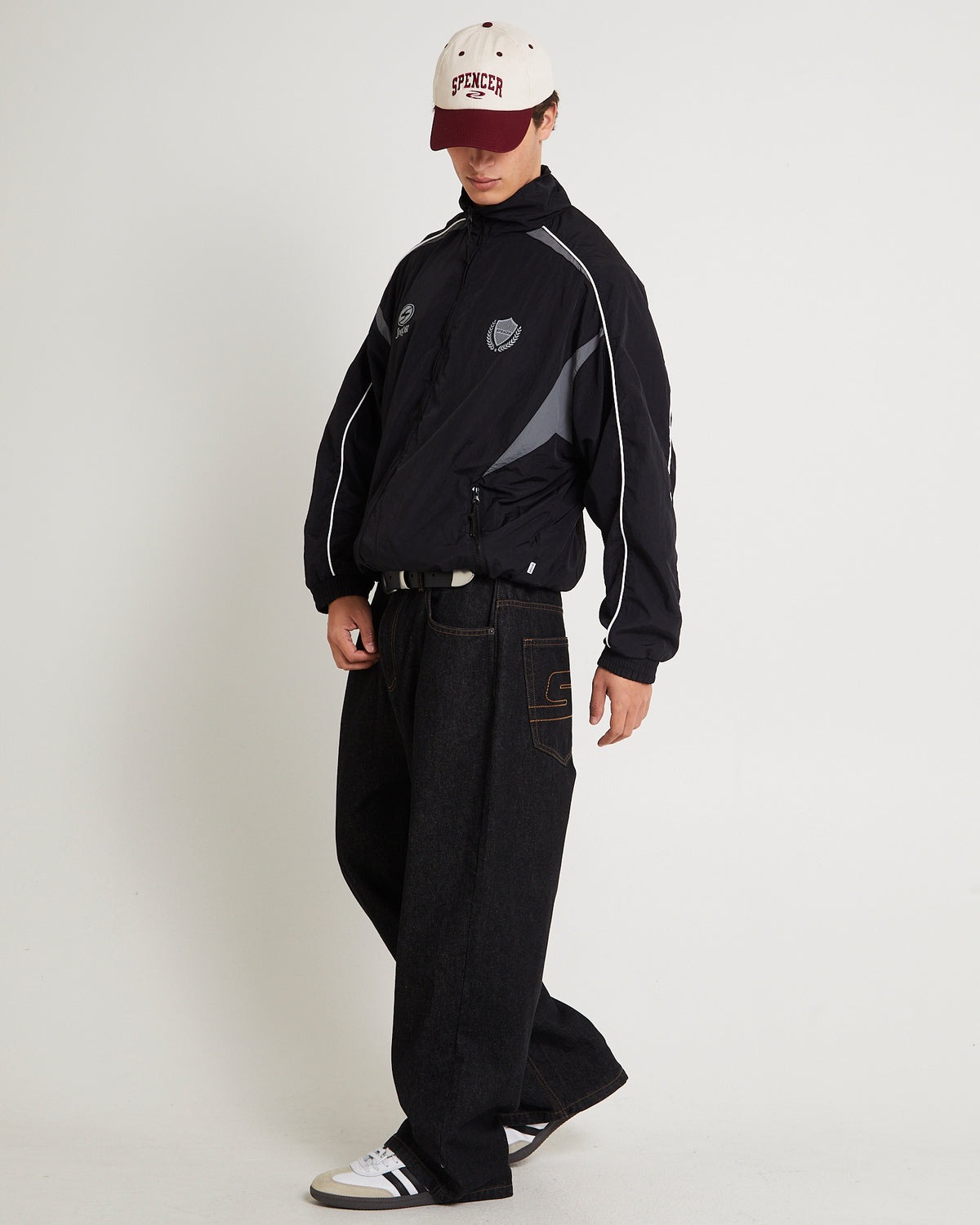 Super Wide Boy Denim Jeans BLACK