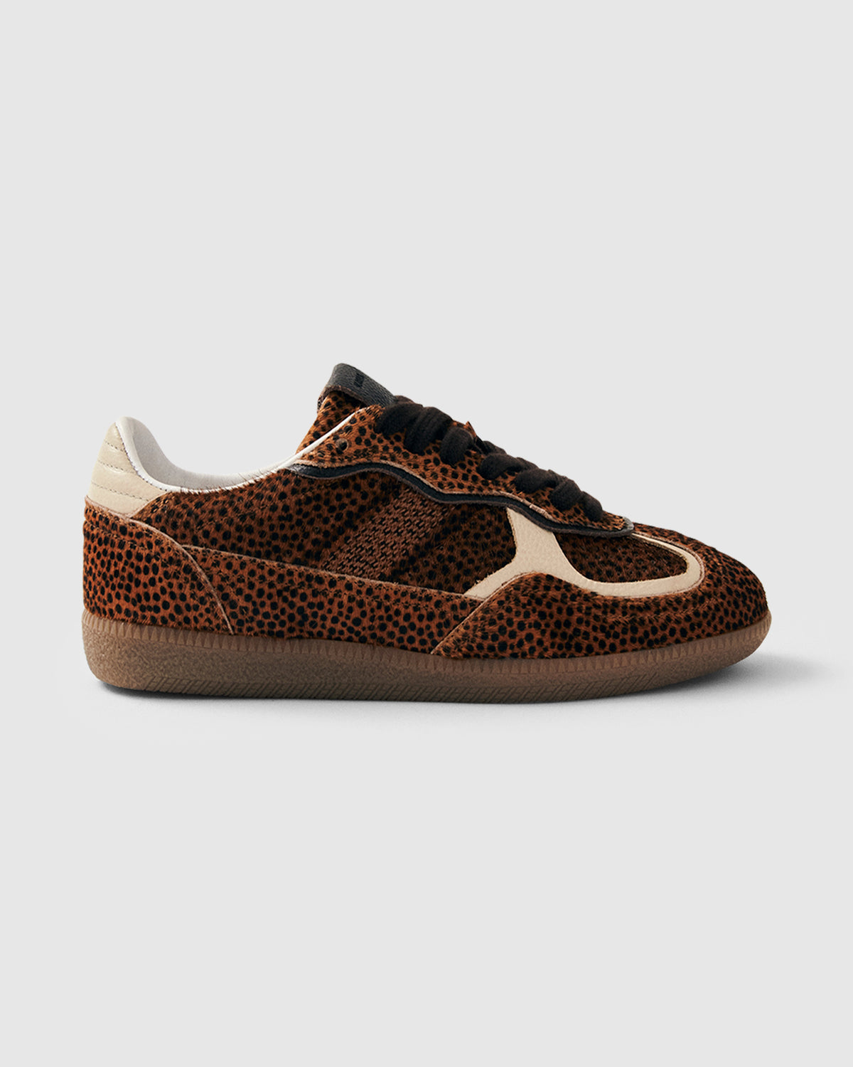 Tb.490 Rife Soft Tan Leather Sneakers LEOPARD