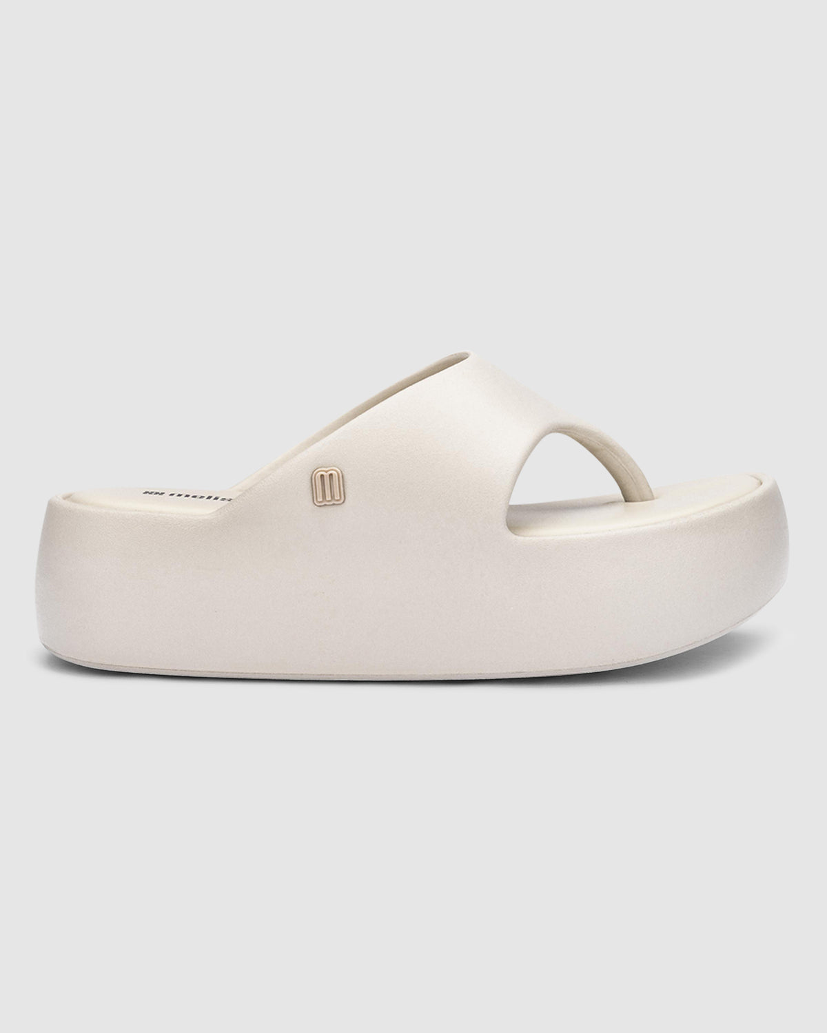 Melissa Free Platform Thong BEIGE