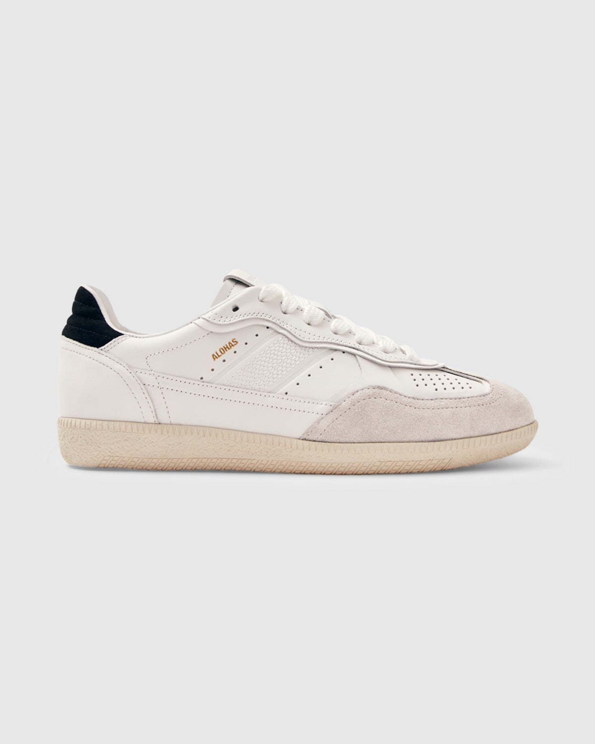 Tb.490 White Leather Sneakers WHITE