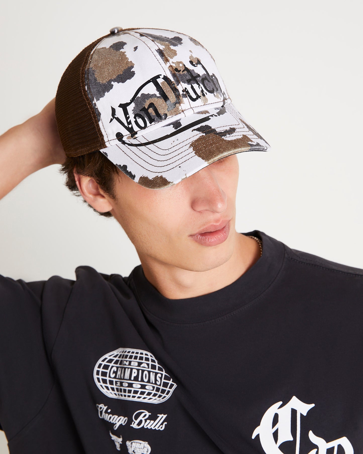 Vintage Cow Twill Trucker Hat