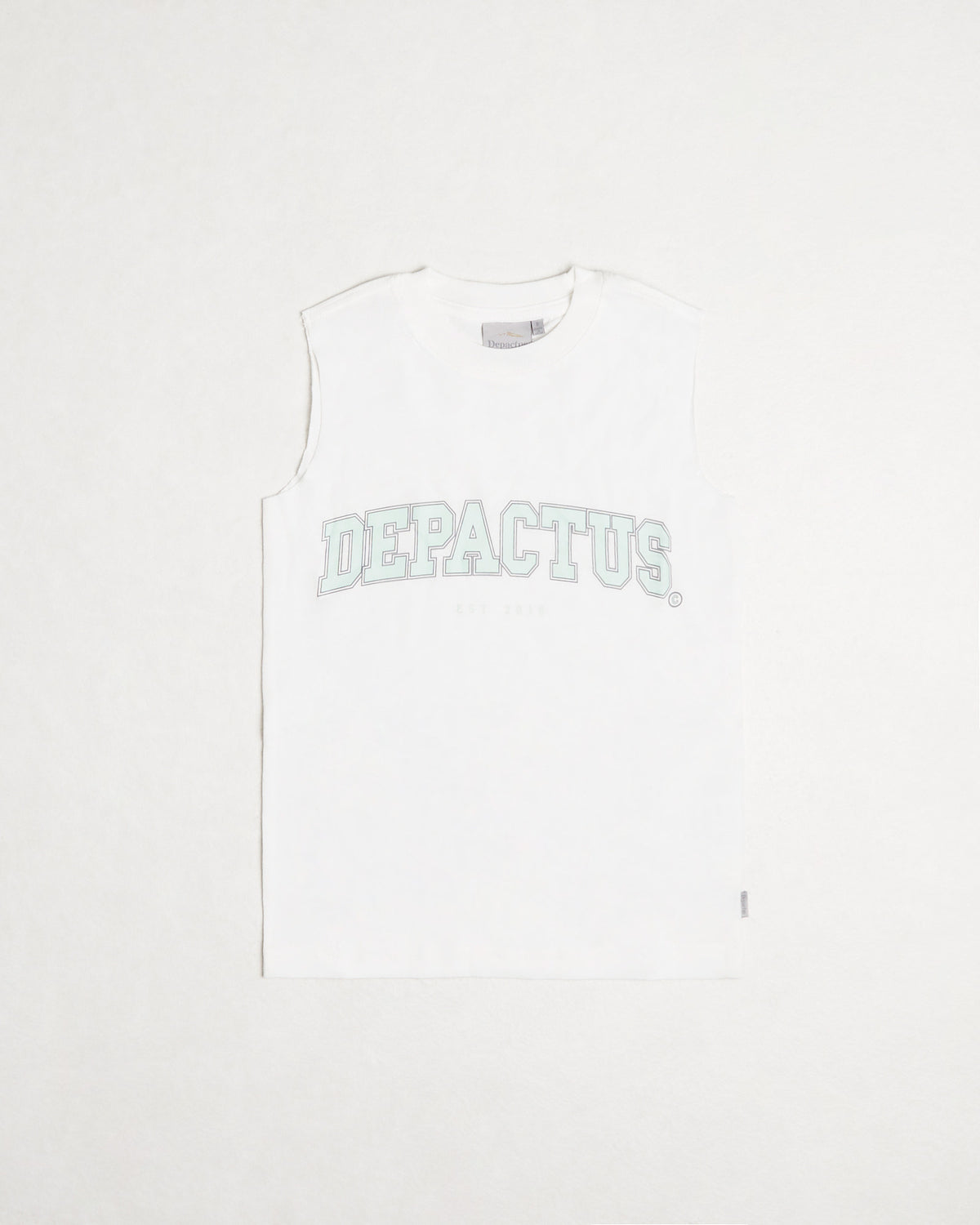 Collegiate Muscle Tank WHITE