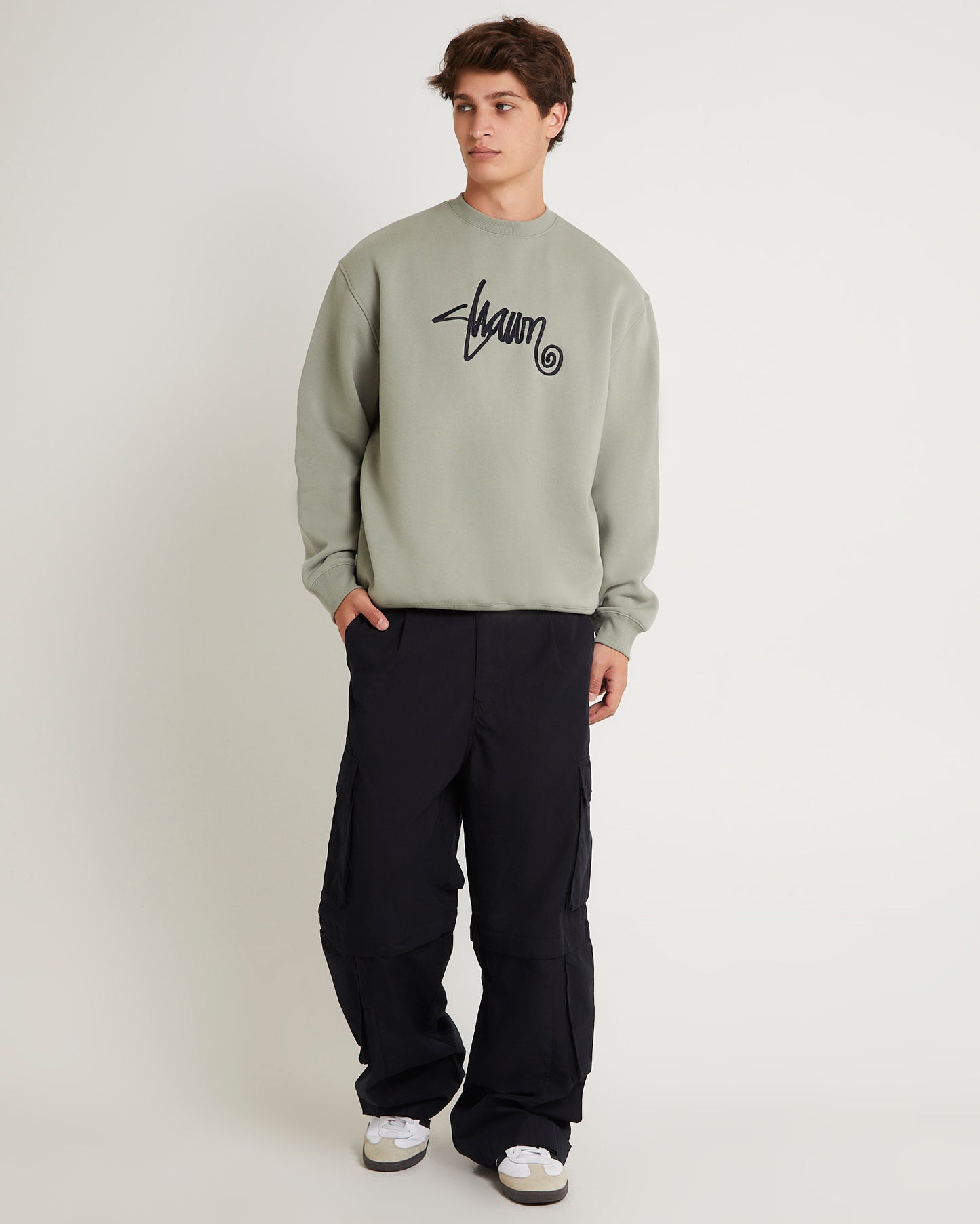 Shawn Script Crew Sweatshirt