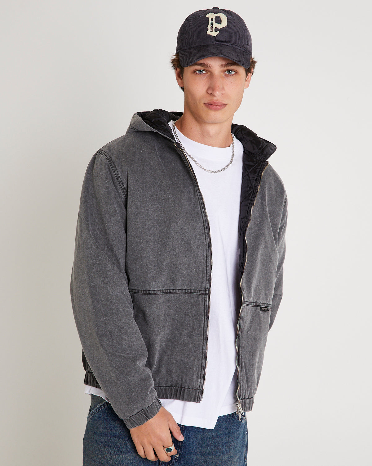 Phoenix Work Jacket WASHED BLACK