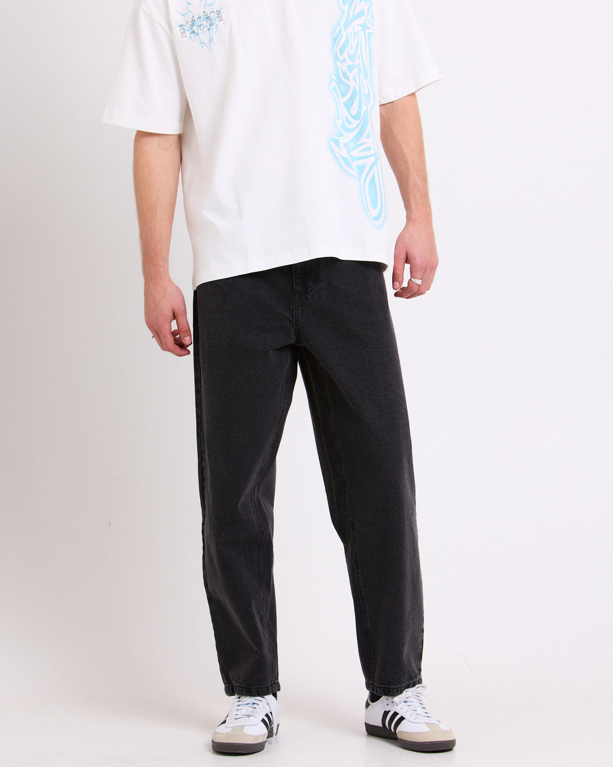 Wide Boy Denim Jeans 90S BLACK
