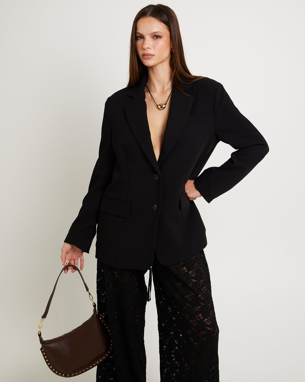 Amiri Oversized Blazer BLACK