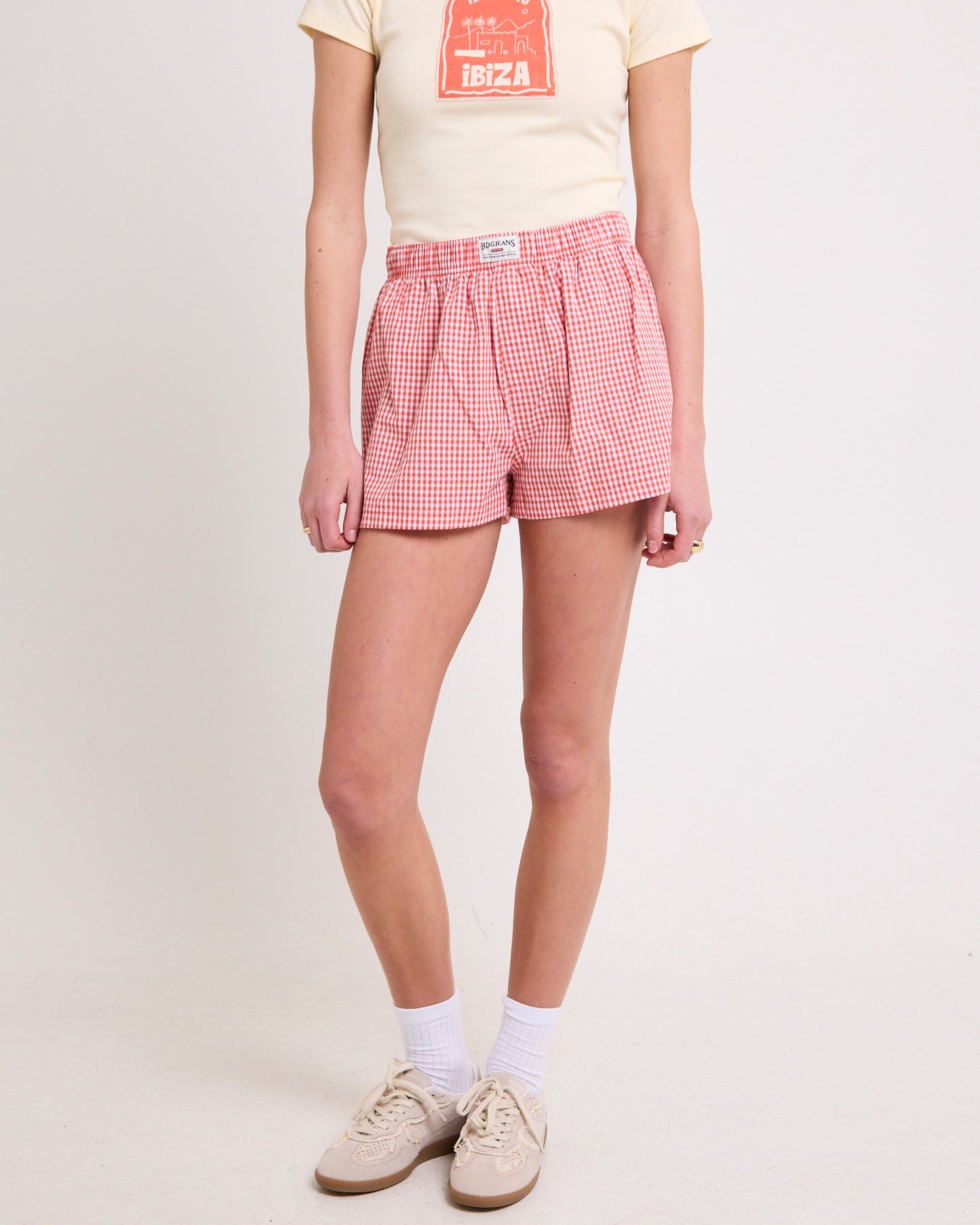 BDG Gingham Boxer Shorts