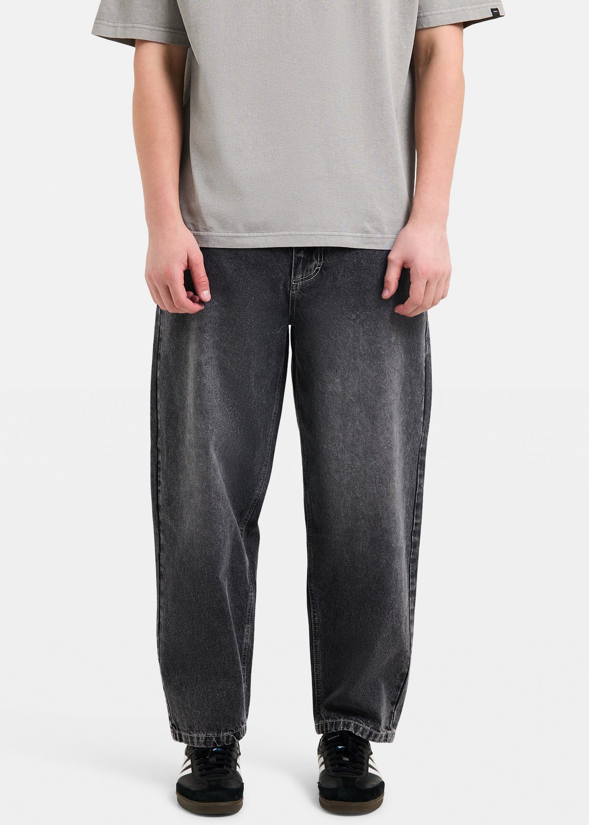 Wide Boy Denim Jeans TINTED GREY
