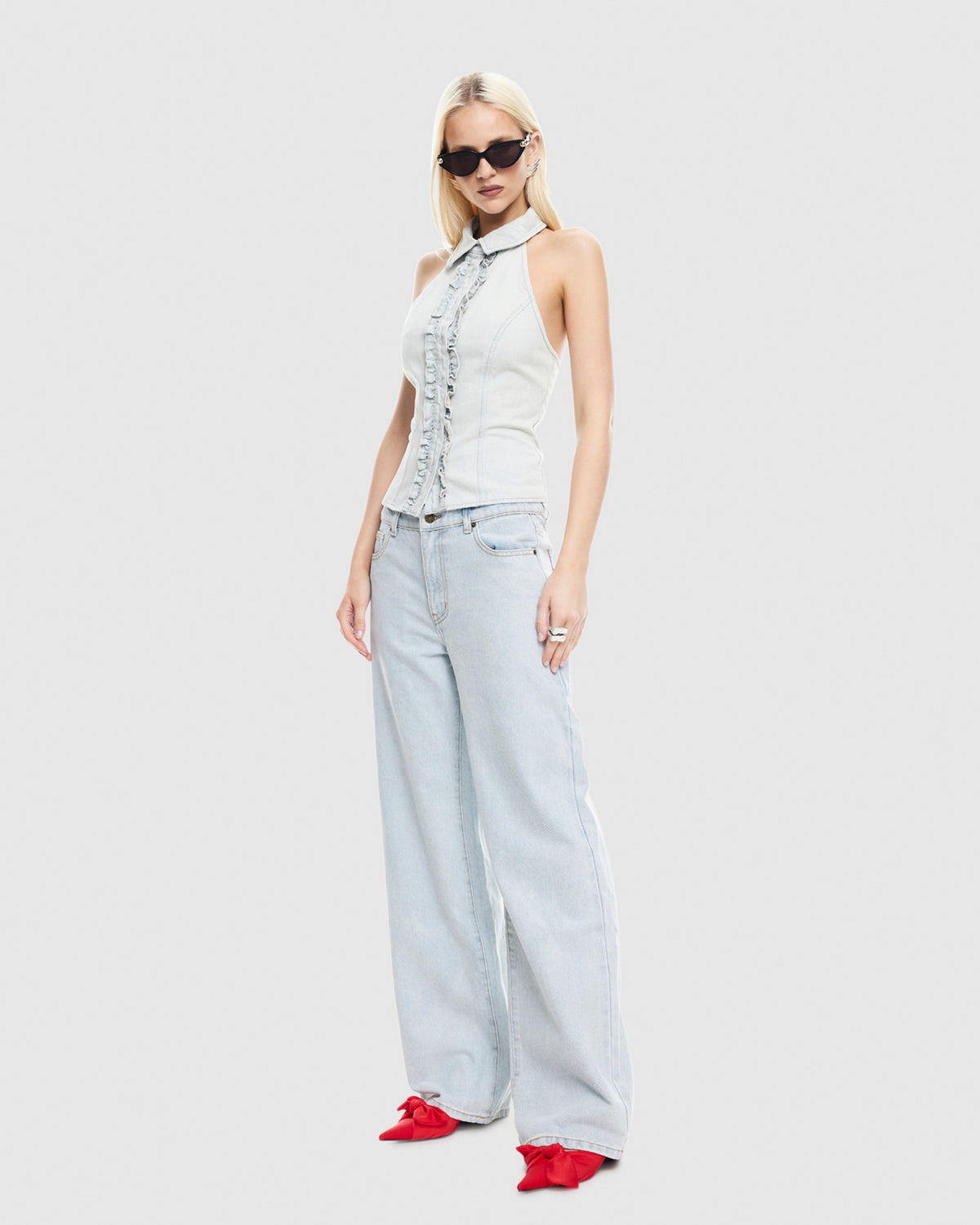 Heat Haze Denim Jeans LIGHT DENIM