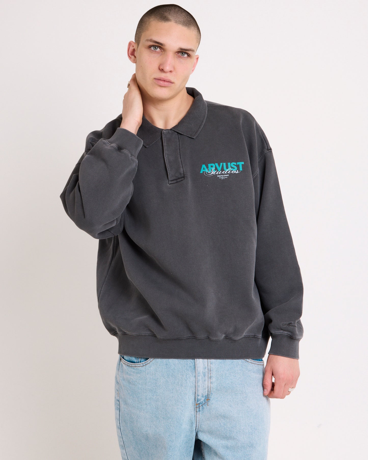 Studio Fleece Polo